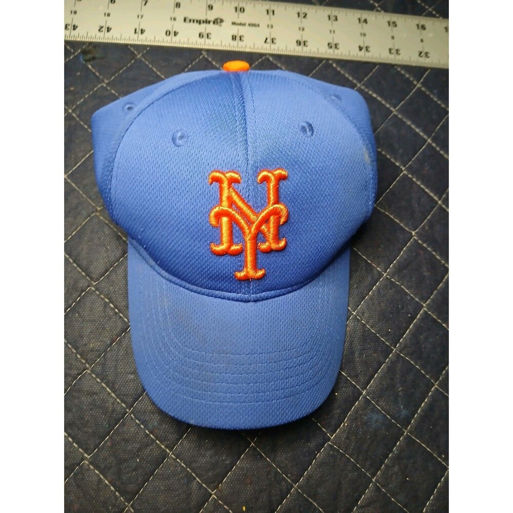 Team MLB New York Mets Hat Orange On Blue